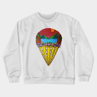 Cool Mint Ice Cream Crewneck Sweatshirt